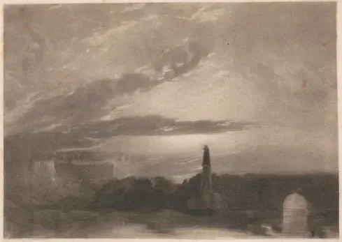 Bridge and Monument — J. M. W. Turner