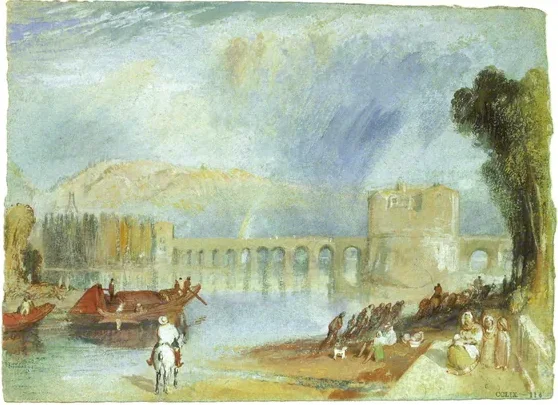 Bridge at Meulan — J. M. W. Turner