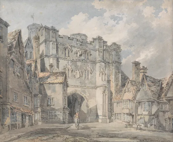 Canterbury: Christ Church Gate — J. M. W. Turner