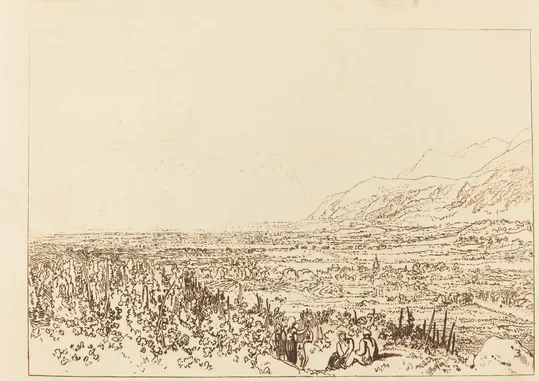 Chain of Alps from Grenoble to Chamberi — J. M. W. Turner