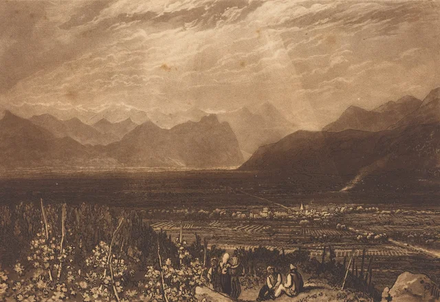 A cadeia dos Alpes de Grenoble a Chambéry
