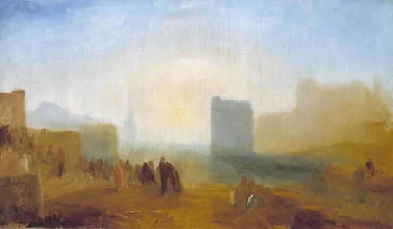 Classical Harbour Scene; possibly based on Le Havre — J. M. W. Turner