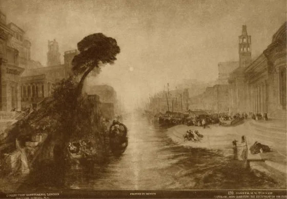 Dido Directing the Equipment of the Fleet, or the Morning of the Carthaginian Empire — J. M. W. Turner