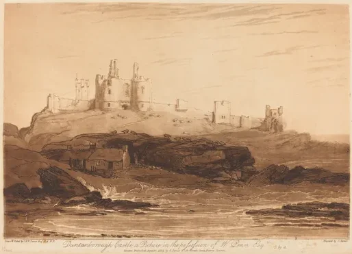 Dunstanborough Castle — J. M. W. Turner