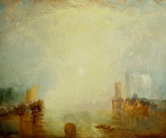 Emigrants Embarking at Margate — J. M. W. Turner