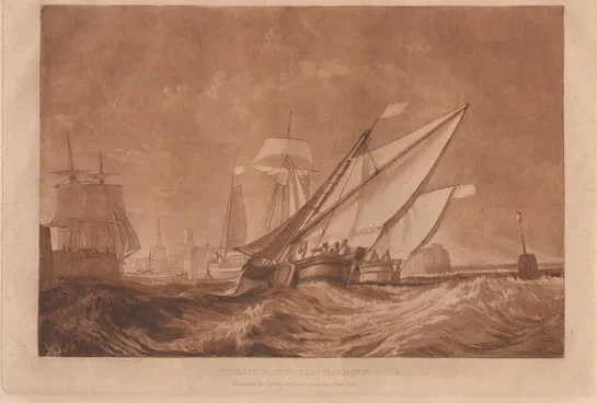 Entrance of Calais Harbour — J. M. W. Turner