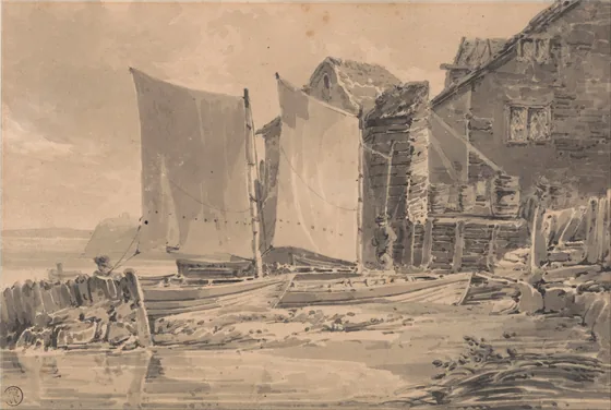 Fisherman's Cottage, Dover — J. M. W. Turner