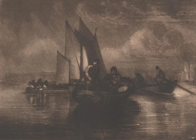 A pesca do linguado, Battersea