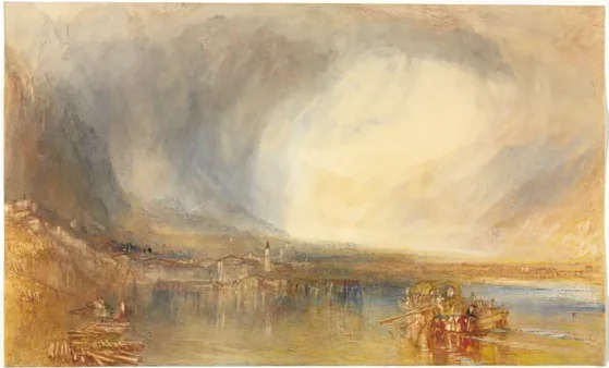 Flüelen, from the Lake of Lucerne — J. M. W. Turner