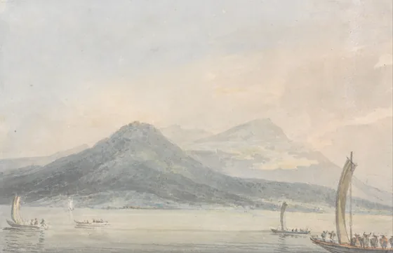 From the Isola Borromena, Lago Maggiore — J. M. W. Turner