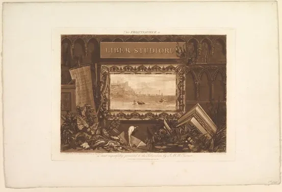 Frontispiece to the ‘Liber Studiorum’ — J. M. W. Turner