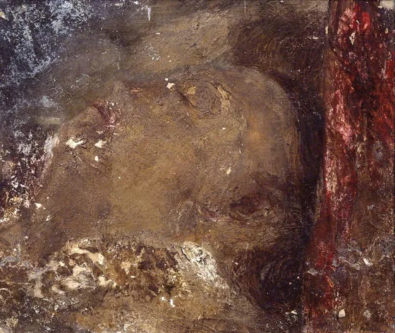 Head of a Person Asleep — J. M. W. Turner
