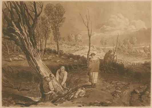 Hedging and Ditching — J. M. W. Turner