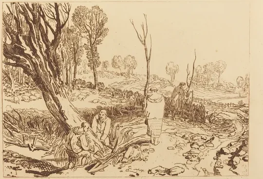 Hedging and Ditching — J. M. W. Turner