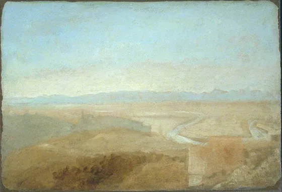 Hill Town on the Edge of the Campagna — J. M. W. Turner