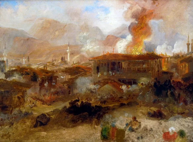Incendie à Constantinople, J. M. W. Turner