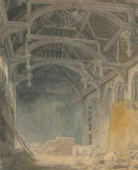 Interior of St. John's Palace, Eltham — J. M. W. Turner