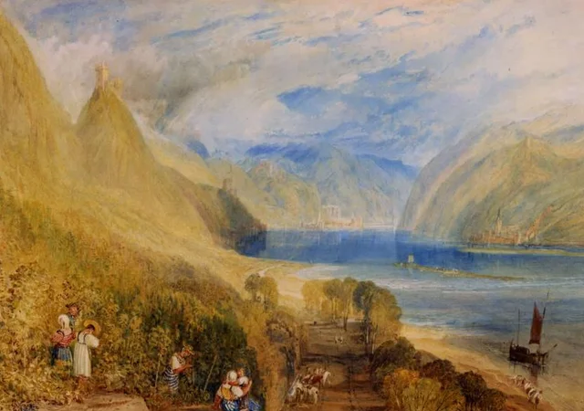 Joseph Mallord William Turner - Baccharach on the Rhine, J. M. W. Turner