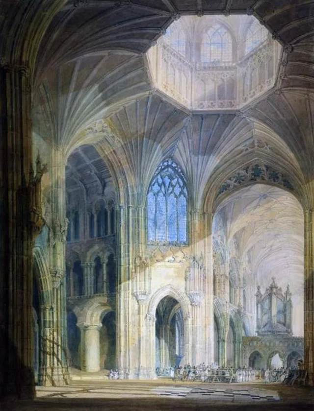 Joseph Mallord William Turner - Interior of Ely Cathedral - North Transept and Chancel, J. M. W. Turner