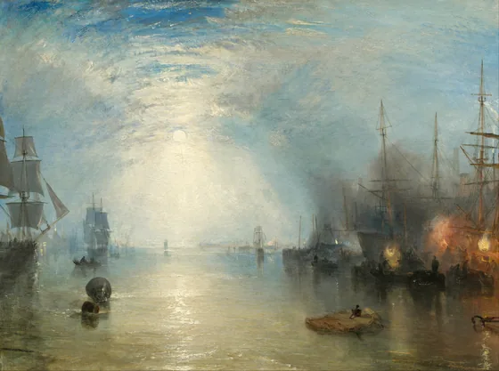 Keelmen Heaving in Coals by Moonlight — J. M. W. Turner