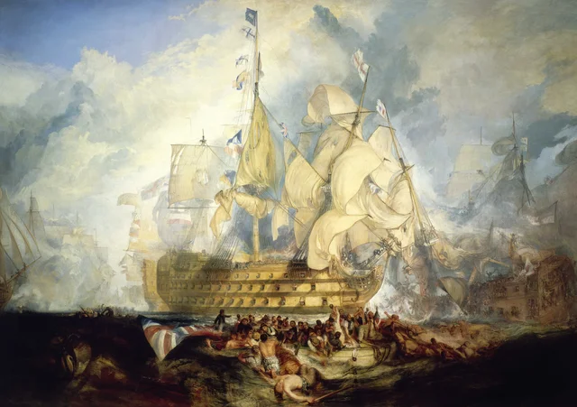 La batalla de Trafalgar