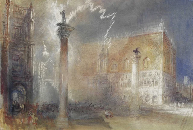 La Piazzetta, Venecia, J. M. W. Turner
