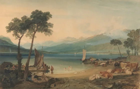Lake Geneva and Mount Blanc — J. M. W. Turner