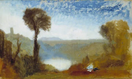 Lake Nemi — J. M. W. Turner