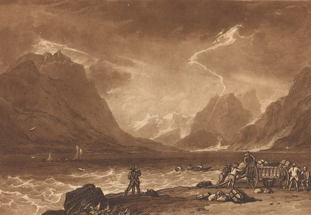O lago de Thun