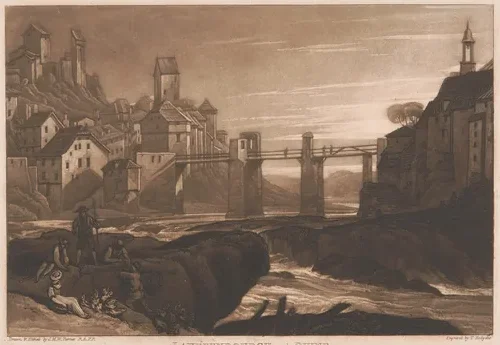 Lauffenbourgh on the Rhine — J. M. W. Turner