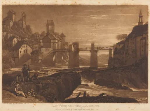 Lauffenbourgh on the Rhine — J. M. W. Turner
