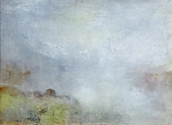 Le Lac des Quatre-Cantons : la baie d'Uri vue du Brunnen — J. M. W. Turner