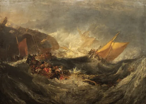 Le Naufrage du Minotaur — J. M. W. Turner