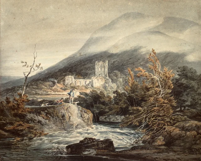 A abadia de Llanthony, Monmouthshire