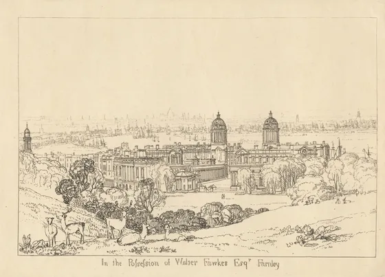 London from Greenwich — J. M. W. Turner
