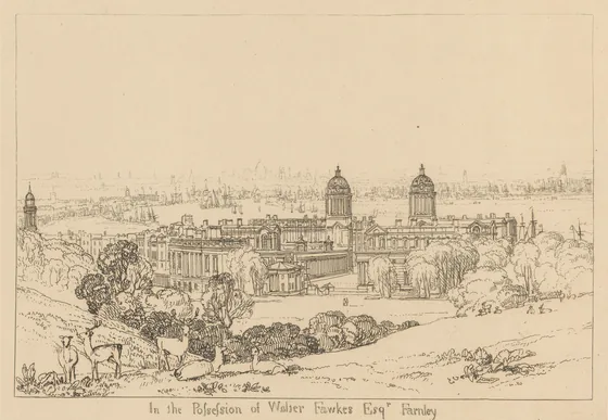 London from Greenwich — J. M. W. Turner