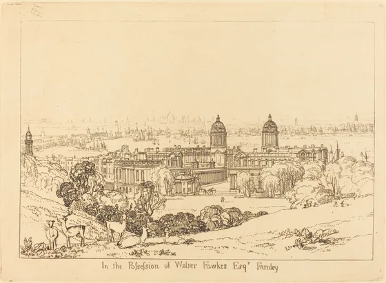 London from Greenwich — J. M. W. Turner