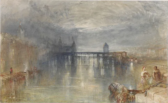 Lucerne: Moonlight — J. M. W. Turner
