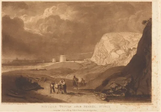 Martello Towers near Bexhill, Sussex — J. M. W. Turner