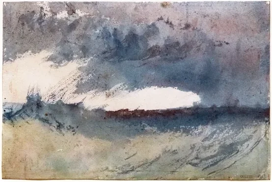 Mer agitée au large de Brighton ou de Deal — J. M. W. Turner