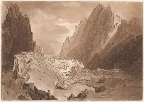 Mer de Glace, Valley of Chamouni, Savoy — J. M. W. Turner