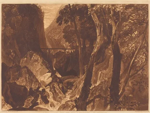 Mill near the Grand Chartreuse — J. M. W. Turner