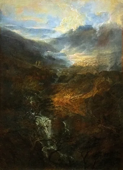 Morning amongst the Coniston Fells, Cumberland — J. M. W. Turner