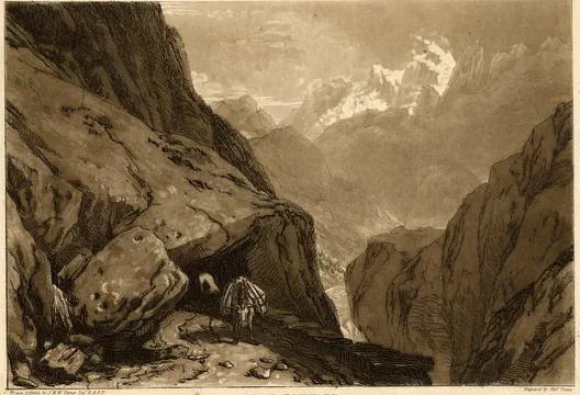 Mount Saint Gothard — J. M. W. Turner