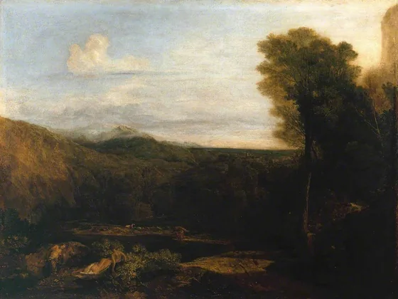 Narcissus and Echo — J. M. W. Turner