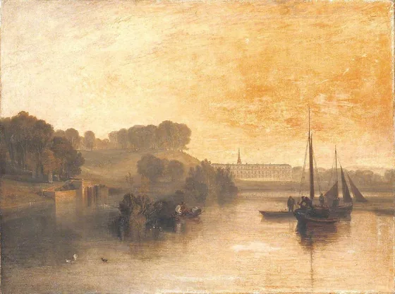 Petworth, Sussex, the Seat of the Earl of Egremont: Dewy Morning — J. M. W. Turner