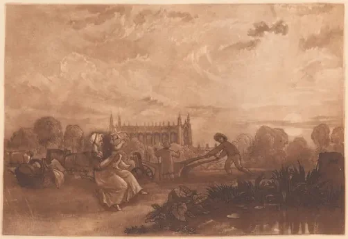 Ploughing, Eton — J. M. W. Turner