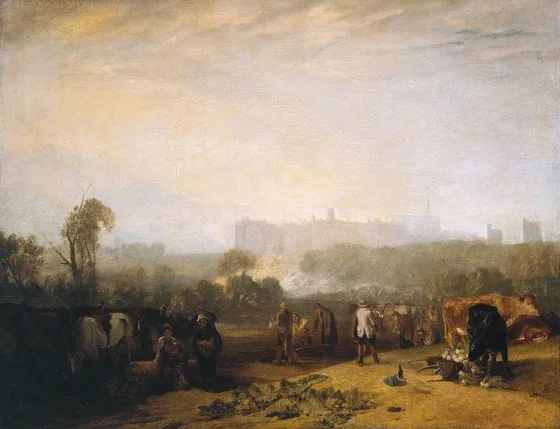 Ploughing Up Turnips, near Slough (‘Windsor’) — J. M. W. Turner