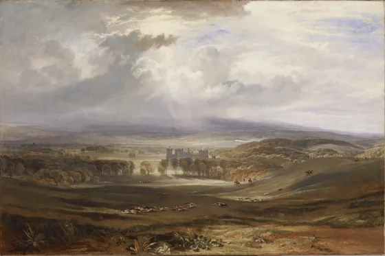 Raby Castle, the Seat of the Earl of Darlington — J. M. W. Turner