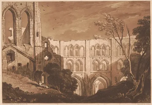Rivaux Abbey, Yorkshire — J. M. W. Turner